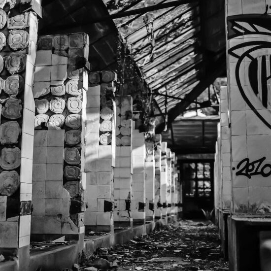 photographe reportage urbex : uziness - cheratte douche