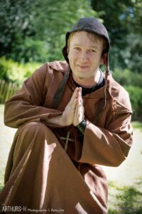 photographe reportage : portrait moine médiéval