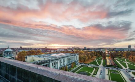 photographe professionnel à bruxelles - panorama sur le cinquantenaire